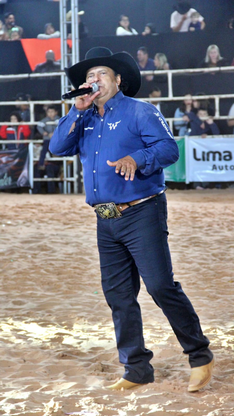 Sidclei Santos - Locutor Oficial da Cia Rodeio Rancho Brasil